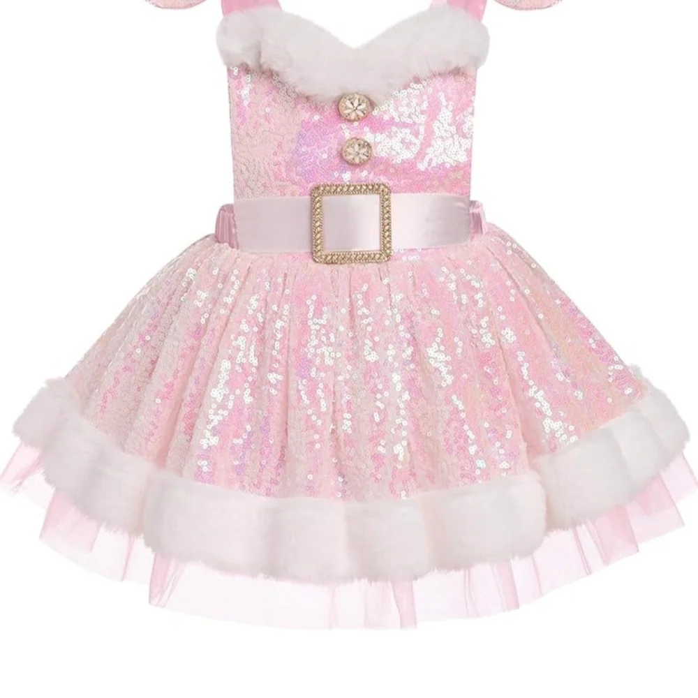 Amazon Kids Pink Sequin Costume Dress
